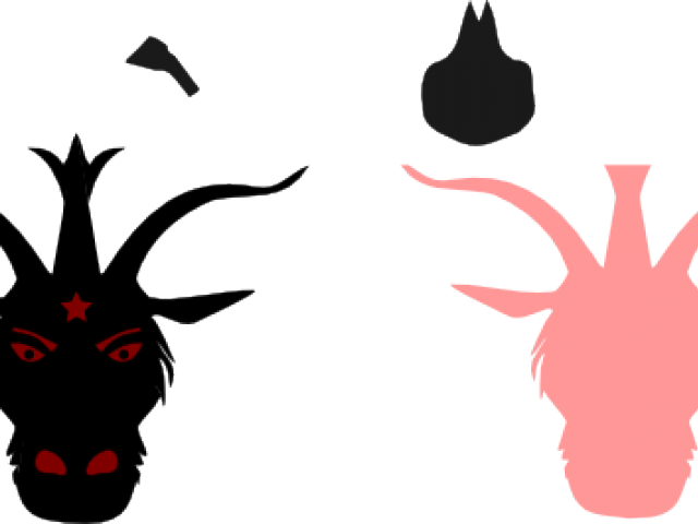Satanic Clipart Silhouette - Devil (640x480)