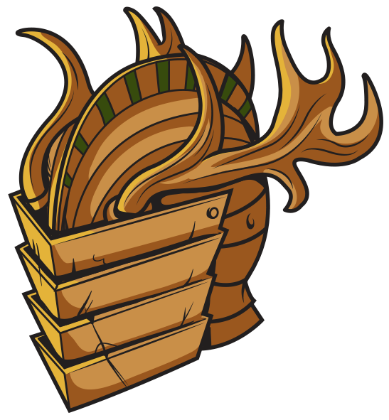 Green Knight Helm Sticker - Green Knight Helm Sticker (600x600)