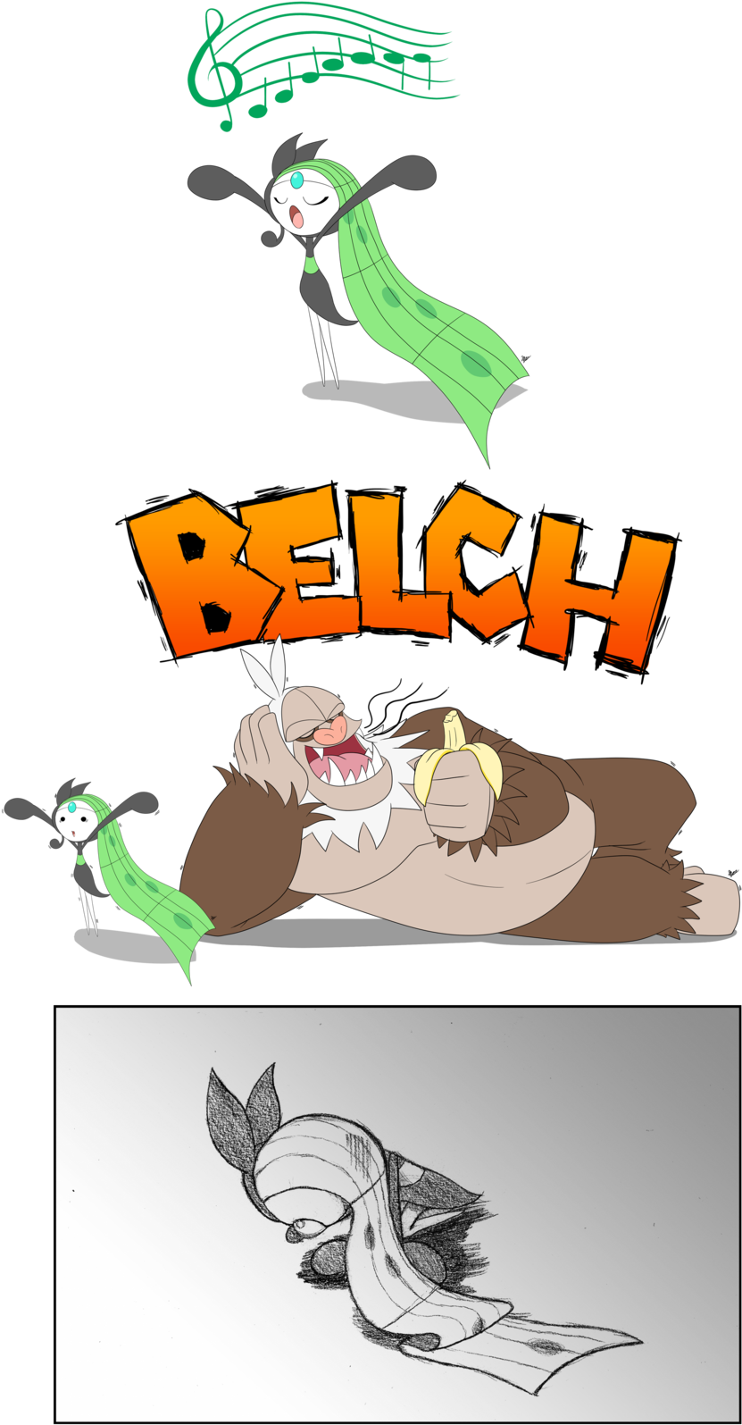 Efilvega 3 3 Meloetta's Performance By Cogmoses - Meloetta Poor (900x1627)