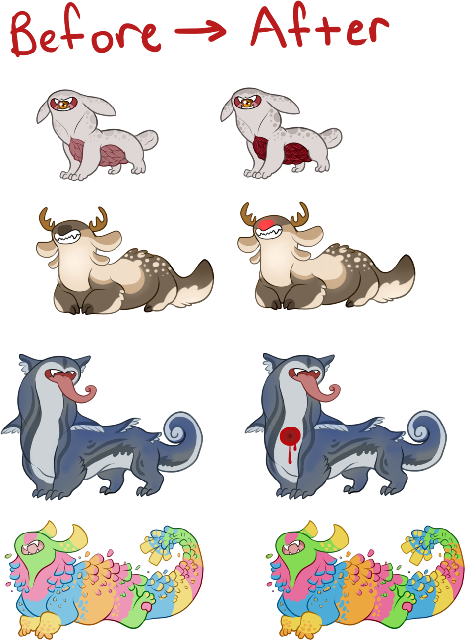 Leech Gifts By Lei-leiurus - Cartoon (1024x1406)