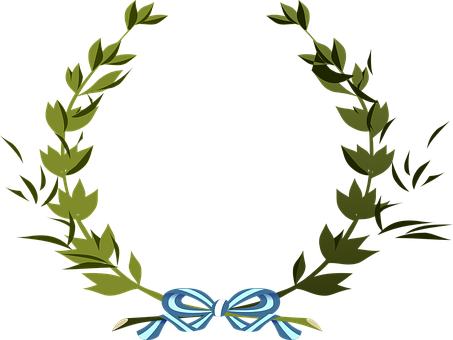 Roman Leaf - Delicate Ivy Wreath And Bow Name With Monogram A Tote (453x340)