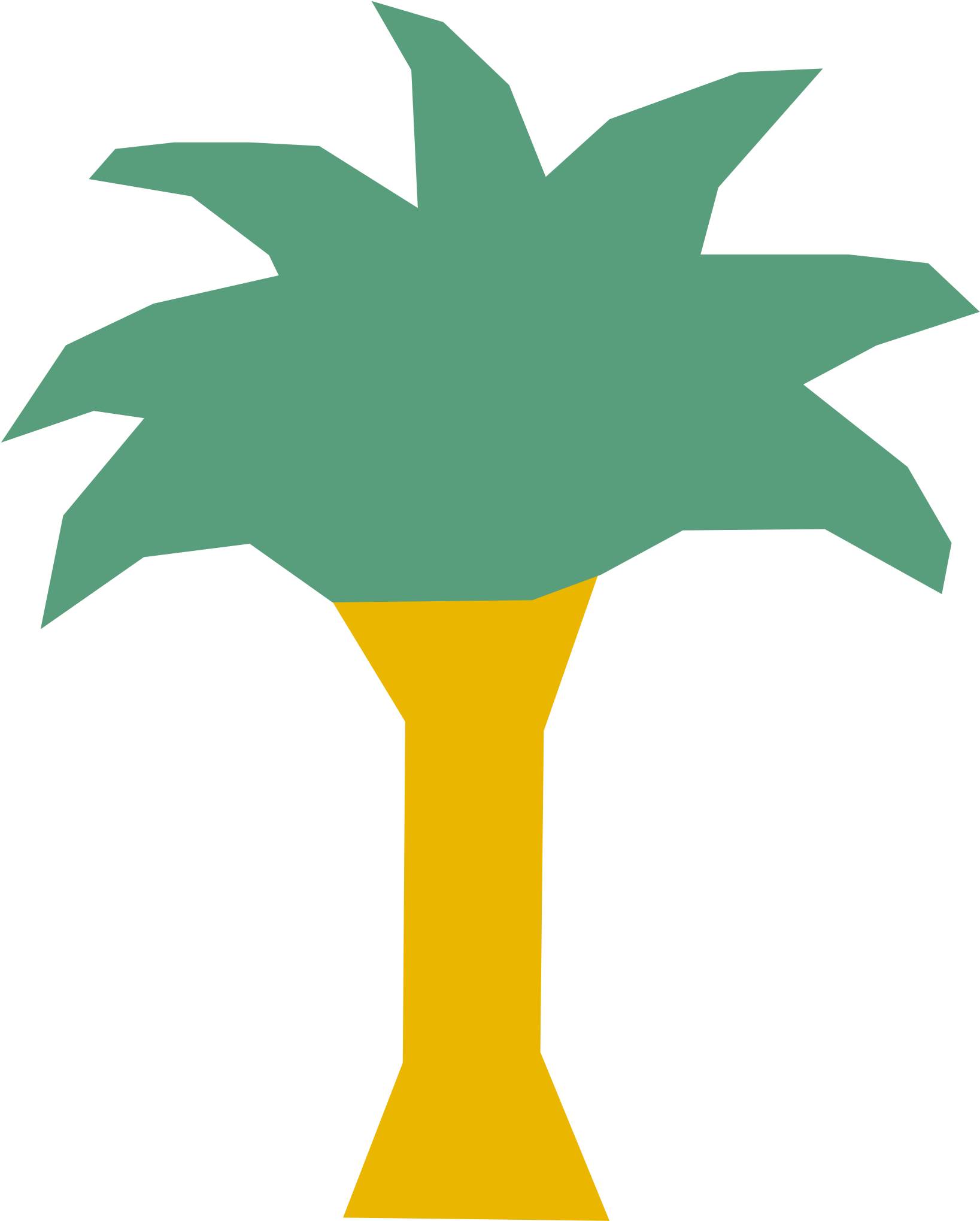 Palm Tree Refixed - Icon (2158x2400)