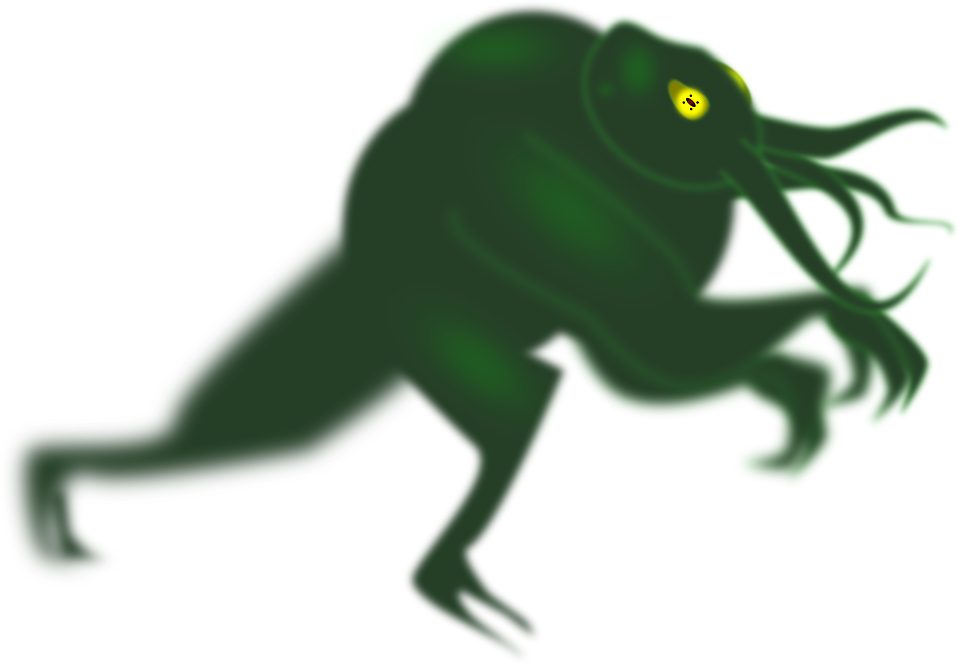 Free Kraken Cliparts 19, Buy Clip Art - Green Creature Shower Curtain (960x668)