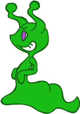 Cartoon Alien Waving - Cute Cartoon Alien Gifs (516x622)