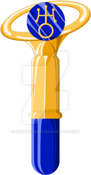 Sailor Uranus Transformtion Wand By Earthstar01 - Sailor Saturn Transformation Wand (600x600)