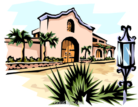 Mexican House Royalty Free Vector Clip Art Illustration - El Rancho De Las Rosas Esperanza Rising (911x700)