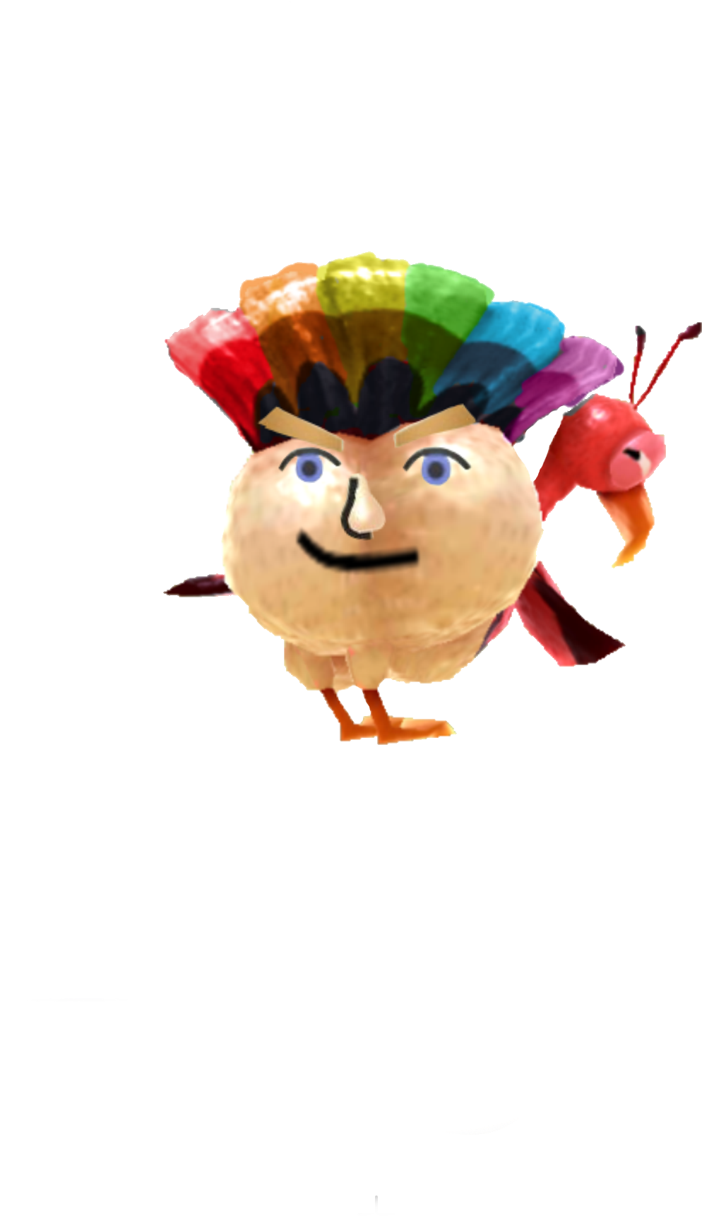 A Rainbow Turkey Where's The Pot Of Gold Oh, The Reward - Miitopia Monsters (1536x2048)