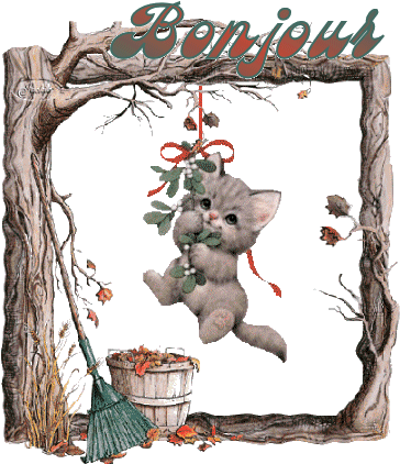 Gifs Bonjour - Witch Hat Shelf Sitters Halloween (416x440)