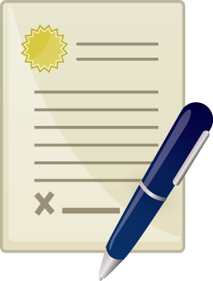 Amazing Red And Gold Pictures Asf Revision Openoffice - Contract Png (307x404)