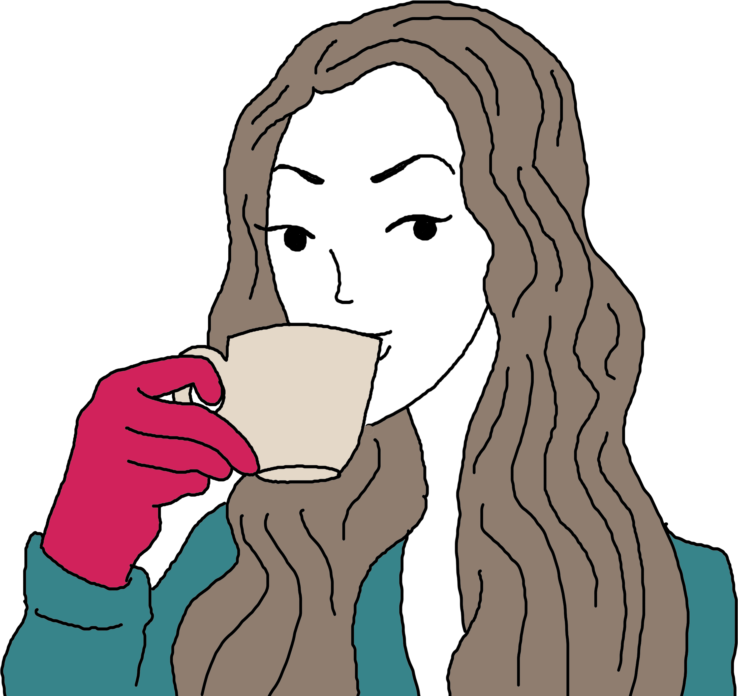 Cup Dream Dictionary Interpret Now Auntyflo Einzigartig - Girl (3000x3000)