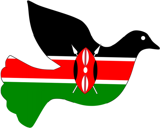 Do Not Be An Enemy Of God By Setting Up Your Own Flag - Kenya Flag (576x450)