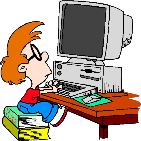 Every Student Nowadays Are Using Social Media, Spending - Computer Clipart (490x487)