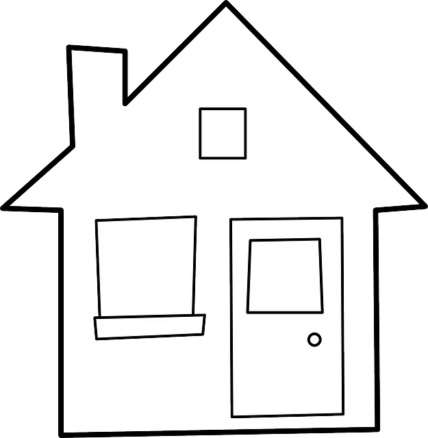 Architecture Home, House, Building, Architecture - House Outline (625x640)