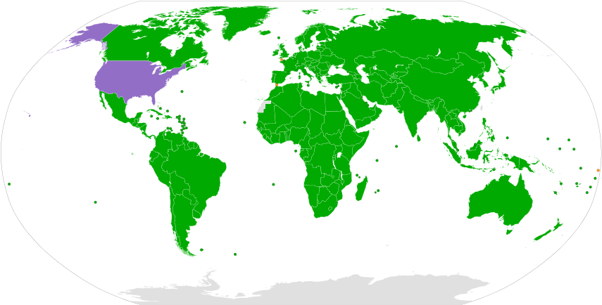 "convention On The Rights Of The Child" By L - Countries That Drive On The Right (863x443)