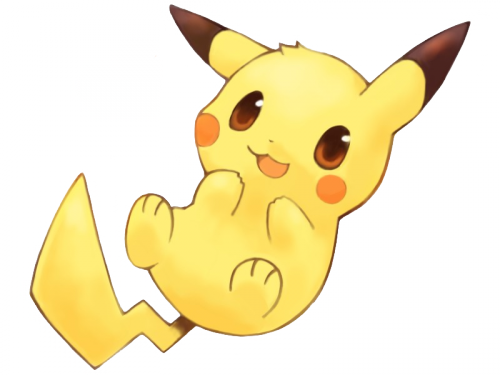 Pikachu Clipart Transparent Background - Cute Drawing Of Pikachu (500x375)
