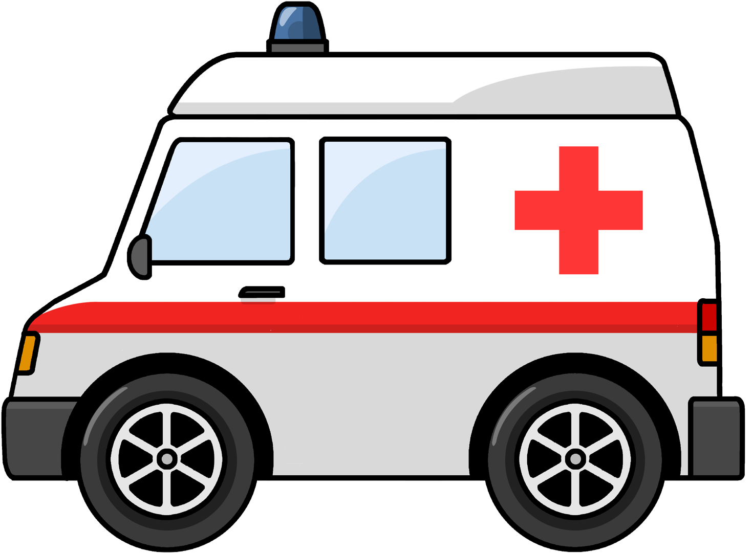 Ambulance Clip Art Done In - Ambulance Clipart Png (1600x1200)