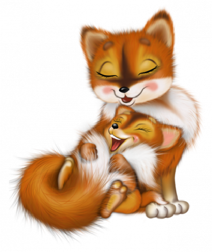 Cute Cartoon Fox Clip Art Images On A Transparent Background - Guten Morgen Schatz Valentinstag (500x500)