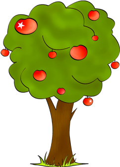 Résultat De Recherche D'images Pour "arbre Dessin" - Arbre A Pomme Png (350x350)