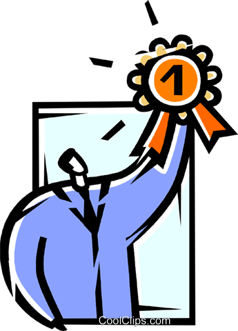 Accomplishment Royalty Free Vector Clip Art Illustration - Accomplishment Royalty Free Vector Clip Art Illustration (345x480)