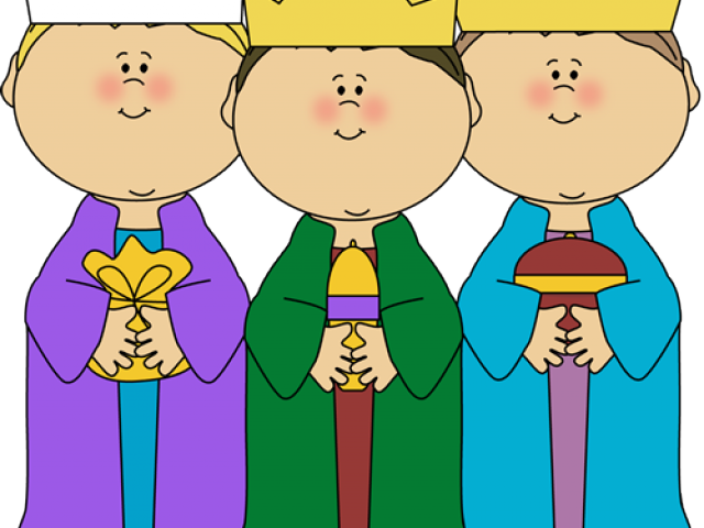Three Wise Men Clipart - Christmas Tree (640x480)