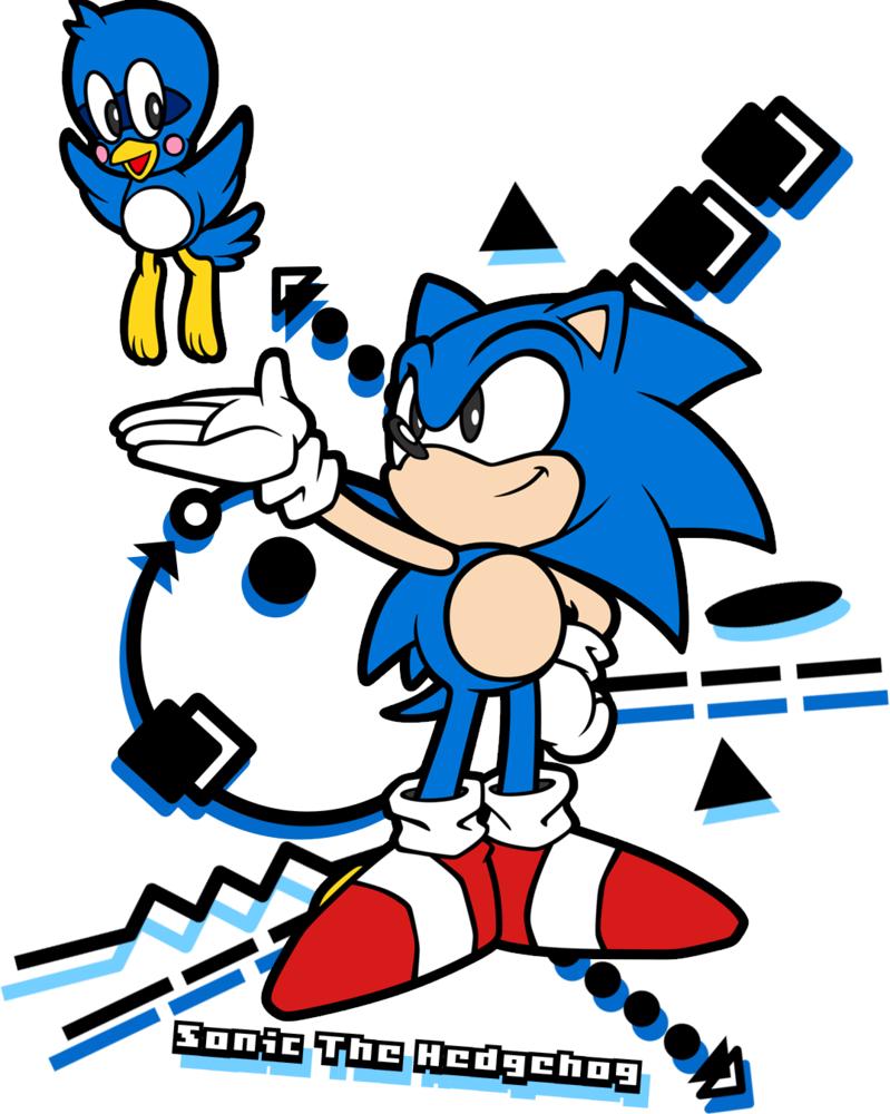 Sonic The Hedgehog By Professor-j - Digital Art (799x1000)