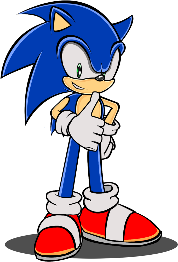 Sonic New Design By Trungtranhaitrung - Sonic X Thumbs Up (765x1044)