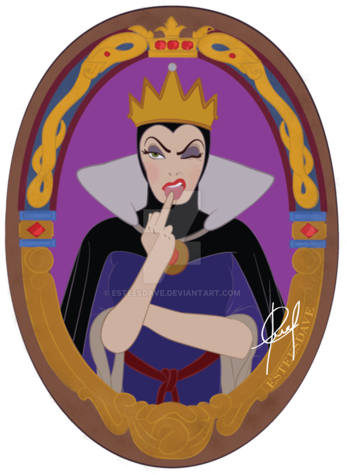 Mirror Mirror By Esteesdave - Madrastra De Blancanieves Dibujo (773x1033)