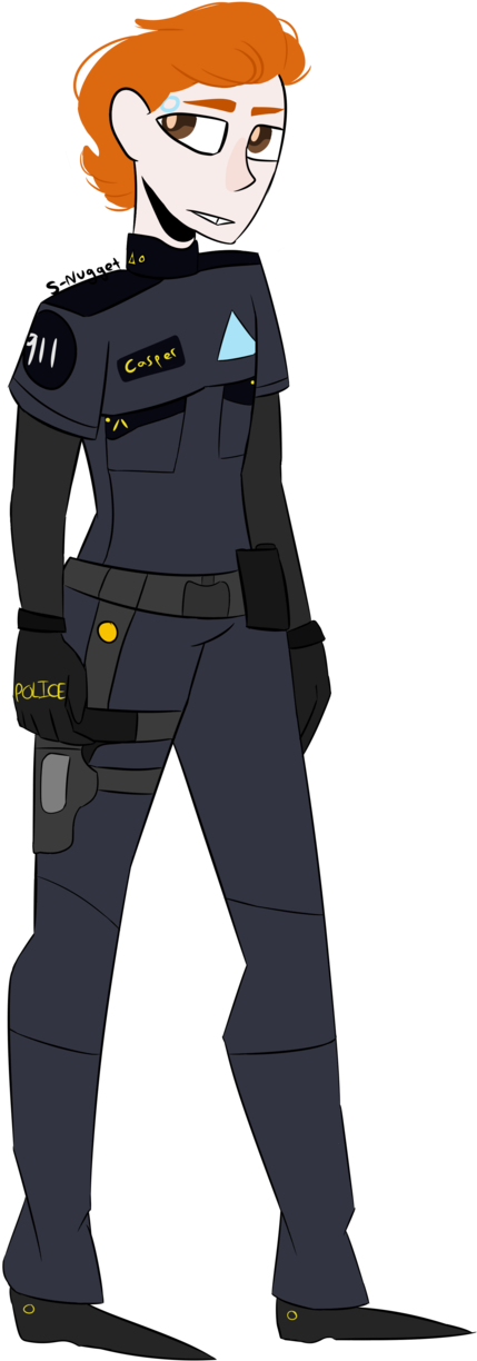 Casper [dbh Au] By Space Nugget - Police (596x1340)
