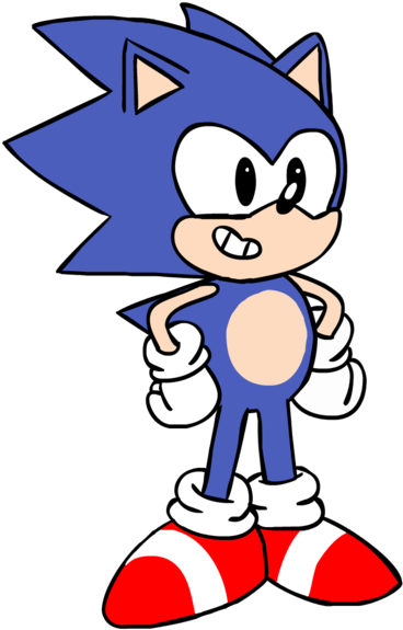 Hedgehog By Needlefoxx - Classic Sonic Dab (1024x579)