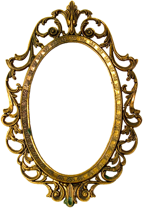 Frame - Google Keresés - Vintage Oval Frame Png (469x682)