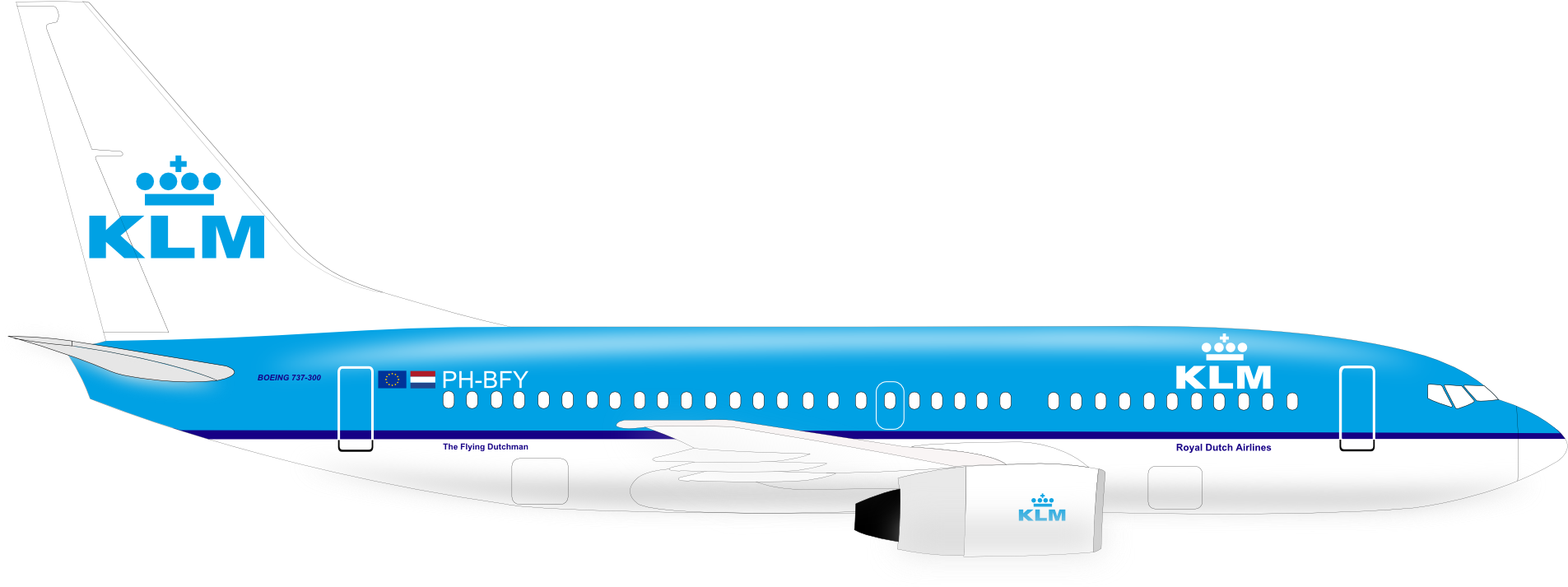 Plane Png Image - Klm Plane Transparent (1920x1080)