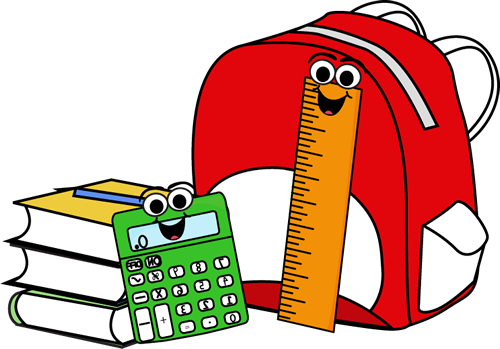School Supplies Clip Art - School Supplies Clip Art (500x349)