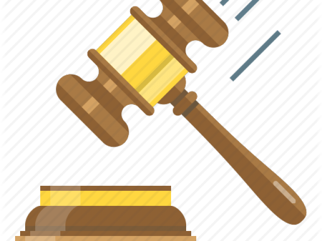 Lawyer Clipart Court Justice - Court Hammer Transparent (640x480)