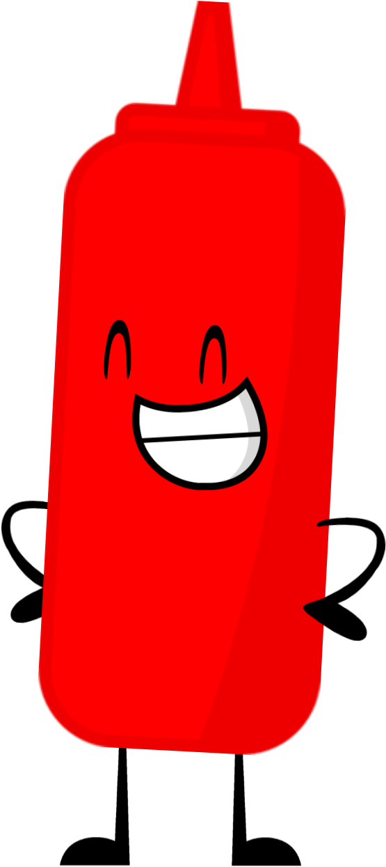 Ketchup Png Clipart - Cartoon Ketchup Png (563x1256)