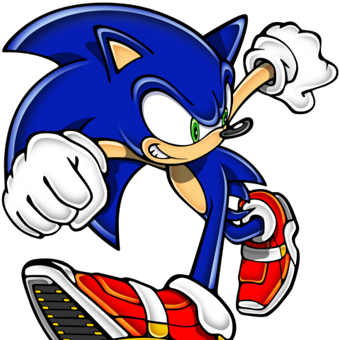 Click To Edit - Gambar Super Sonic Biru (480x480)