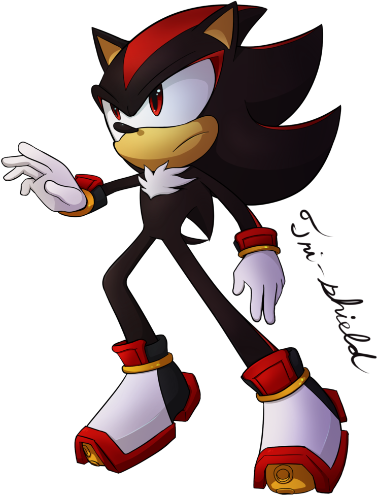 Shadow The Hedgehog Drawing Fan Art Clip Art - Drawing (1024x1024)