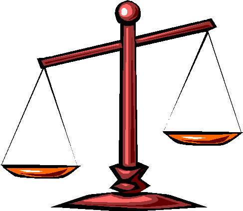 The Scales Of Justice - Scale With Two Sides (487x423)