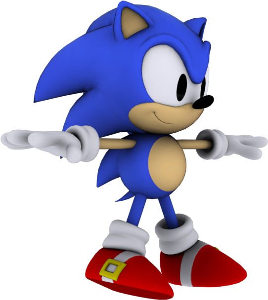 Download Zip Archive - Sonic Forces Classic Sonic (750x650)