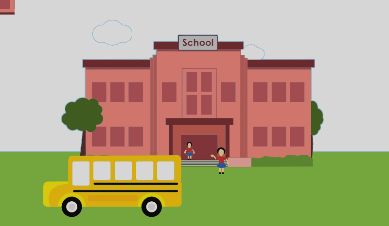 Free To Use & Public Domain School Building Clip Art - School Building Clipart Png (800x466)