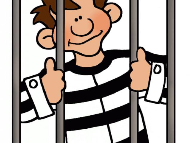 Criminal Clipart Prisoner War - Ll Miss You Funny (640x480)