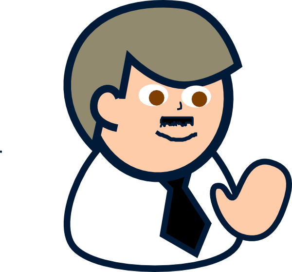 Mike Clip Art At Clkercom Vector Clip Art Online - Clip Art People (600x558)