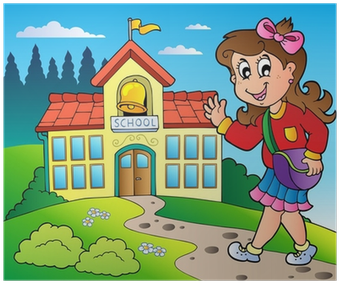 School Building Clip Art (400x400)