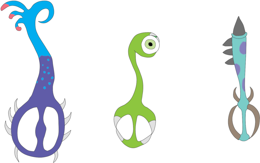Monsters Inc Keyblades By Metalshadowoverlord - Cartoon (1024x713)
