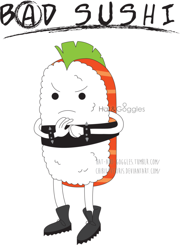 Dailydrawing - Bad Sushi Cartoon (769x1039)