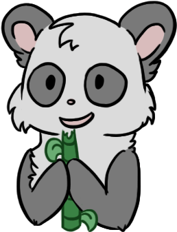 Animated Panda Eating Bamboo Gif (361x372)