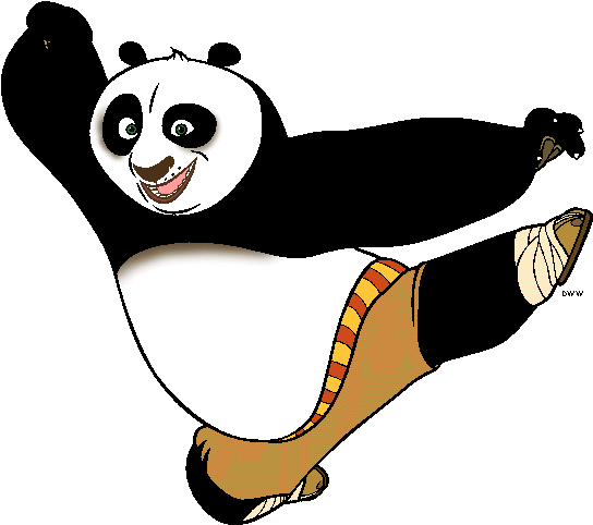 Panda Scrapbooking Scrapbook Panda Clipart Clipartwiz - Kung Fu Panda 2 (556x494)