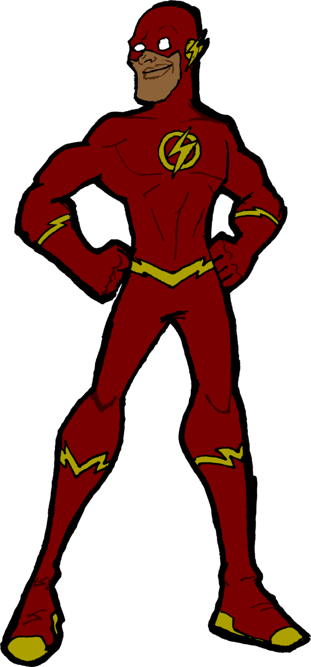 The Flash Posing By Mainstream05 - Flash (611x1307)