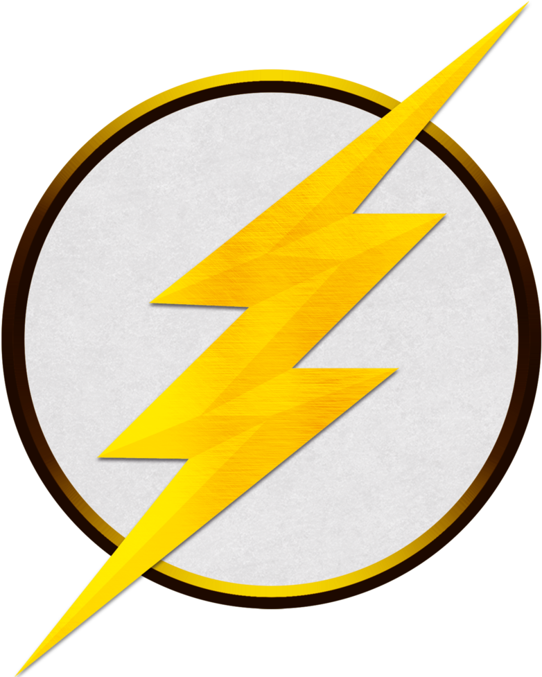 Flash Logo By Deathdarkex - Wally West Logo Png (819x976)