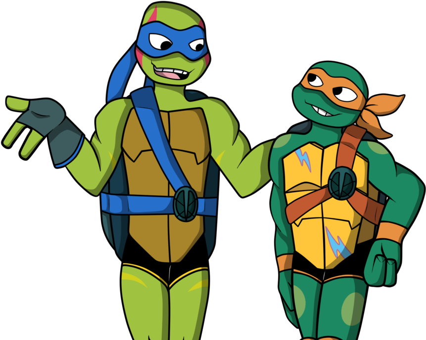 Tmnt 2018 Leo And Mikey - Rise Of The Teenage Mutant Ninja Turtles Mikey (1024x755)