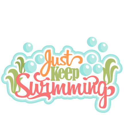 Just Keep Swimming Svg Scrapbook Title Ocean Svg Cut - Just Keep Swimming Clip Art (432x432)